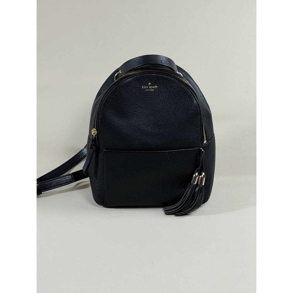 Kate Spade Atwood Place Small Bradley Pebbled Leather Backpack Commuter Student